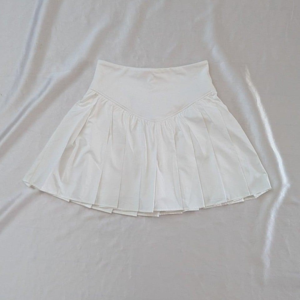 New Free People FP Movement Women's Swing of Things Skort Skirt White XS